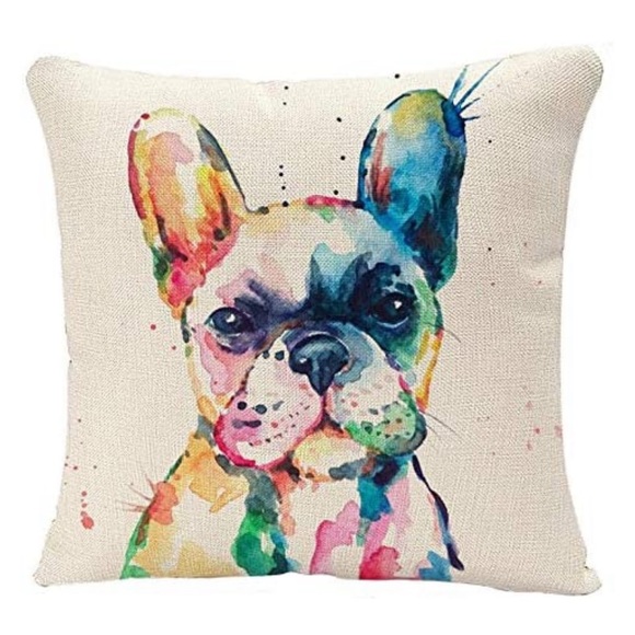 Other - Frenchie throw pillow cover